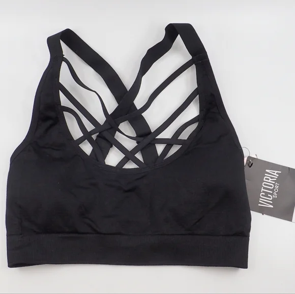 Victoria's Secret Sports Bra Sz M features a